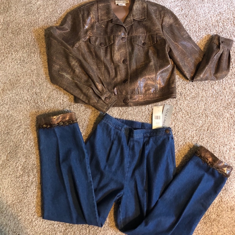 Nancy Bolen City Girl | Jacket & Capri Jeans